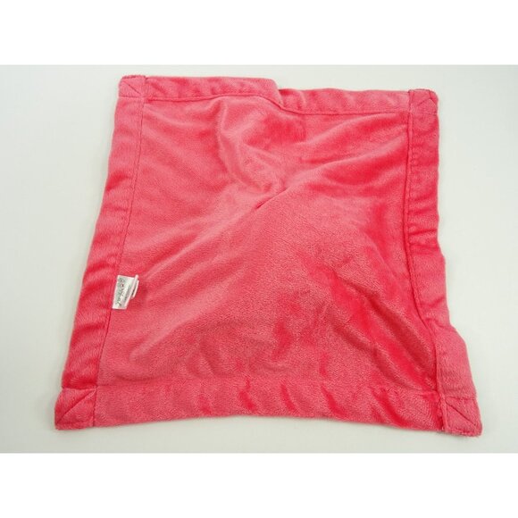 Jesse & Lulu Heart Lovey Pink White Baby Security Blanket 14in x 14in - Picture 5 of 7
